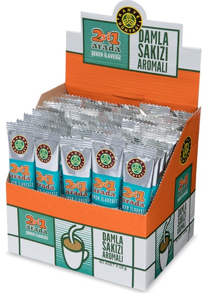 2si 1 Arada Damla Sakızı Aromalı 40lı Paket