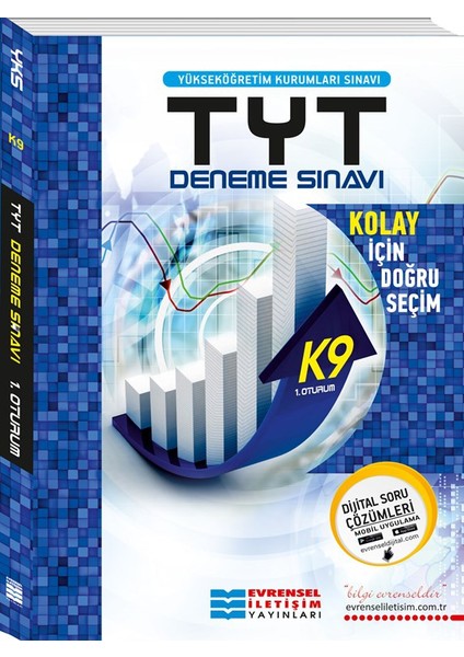 TYT K9 Başlangıç Seviye Video Çözümlü Deneme Sınavları(1. Oturum)