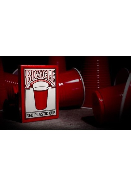 Bilardoavm Bicycle Red Cup Oyun Kartı Destesi ( Bicycle Koleksiyonluk Oyun Kağıdı)