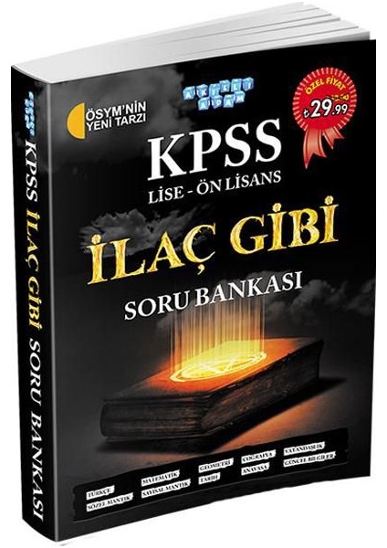 Akıllı Adam Kpss Lise Ön Lisans İlaç Gibi Soru Bankası