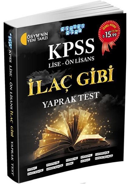 Akıllı Adam Kpss Lise Ön Lisans İlaç Gibi Yaprak Test
