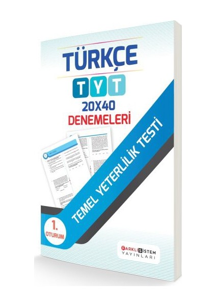 Farklı Sistem Tyt 1. Oturum Türkçe 20X40 Denemeleri