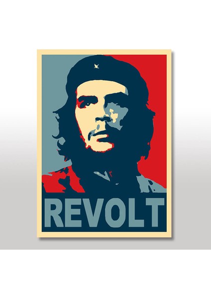 Ahşap Tablo Che Guevara 35x50 Cm