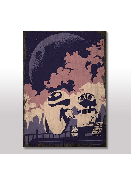 Ahşap Tablo Wall E VOL-İ 25x35 Cm