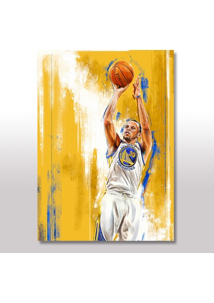 Tablomega Ahşap Tablo Stephen Curry Nba 35x50 Cm