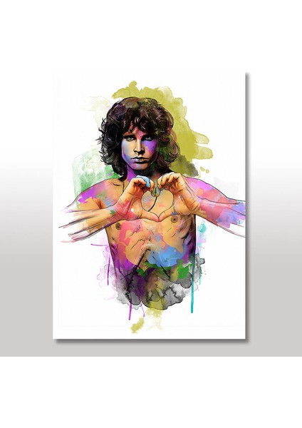 Ahşap Tablo The Doors Kalp 25x35 Cm