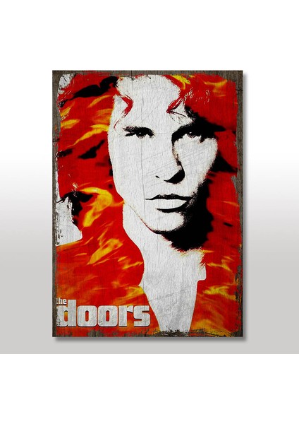 Ahşap Tablo The Doors 35x50 Cm