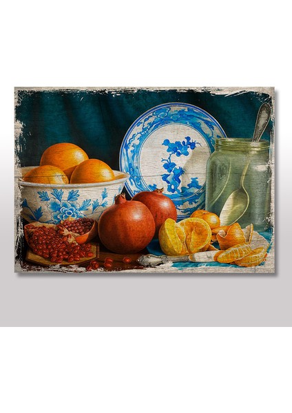 Ahşap Tablo Meyve Sofrası 25x35 Cm