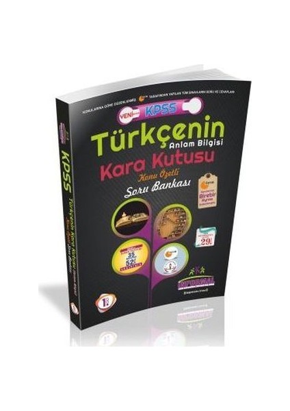 İnformal 2018 KPSS Türkçenin Kara Kutusu Anlam Bilgisi Konu Özetli Sor Bankası 1. Cilt