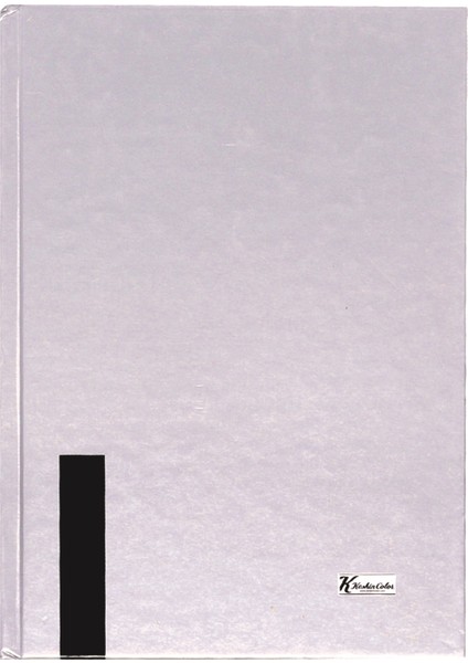 K.Color 17*24 72 Yp.S.Kp.Cilt.Schwarz Bind-Gümüş
