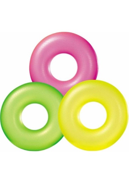 İntex Şeffaf Jumbo Can Simidi 76 cm (Turuncu)