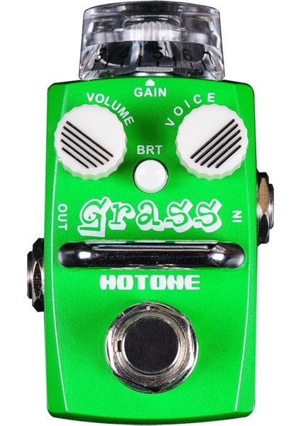 Grass Sod-1 Single Footswitch Analog Overdrive Pedal -