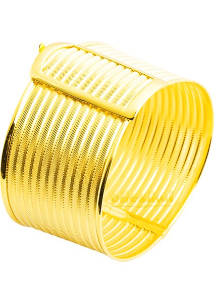 11 Sıralı Taşsız Trabzon Hasır Altın Bilezik