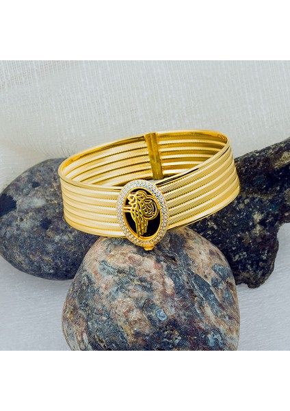 Hanedan Tuğralı Altın Hasır Kelepçe Bilezik fiyatları