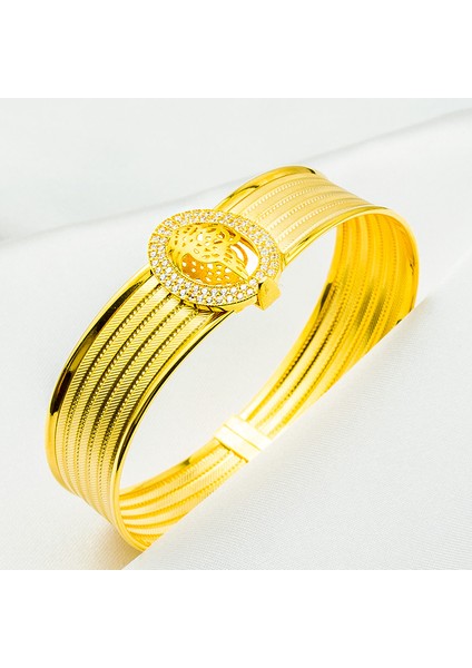 Hanedan Tuğralı Altın Hasır Kelepçe Bilezik fırsatları