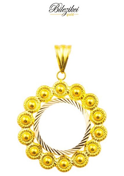 Taşsız Papatya Çeyrek Altın Çerçevesi