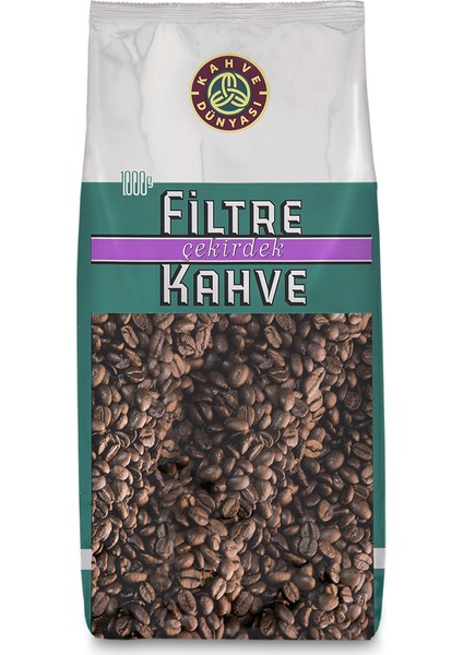 Kahve Dünyası Kavrulmuş Filtre Kahve Çekirdeği 1Kg