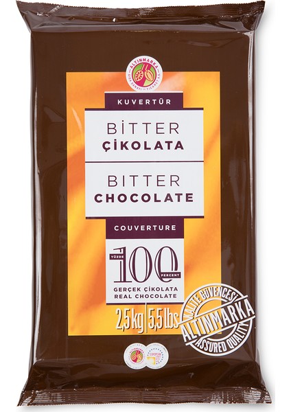 Bitter Kuvertür 2500gr