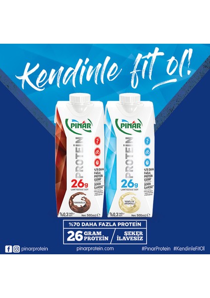 Protein Vanilya Aromalı 500 Ml fiyatları