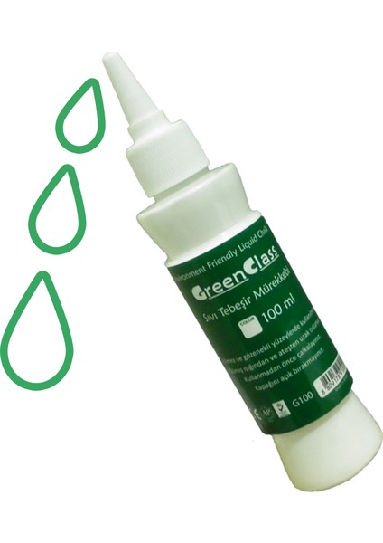 Green Class Beyaz Sıvı Tebeşir Mürekkebi 100 Ml