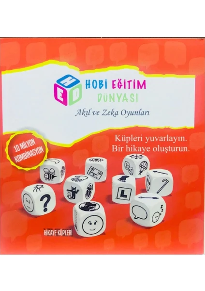 Hikaye Küpleri Story Cubes Akıl Zeka ve Dikkat Oyunu