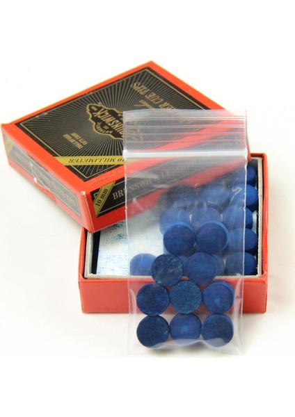 Brunswick Deri Mavi Istaka Ucu (10 Adet 12 Mm )