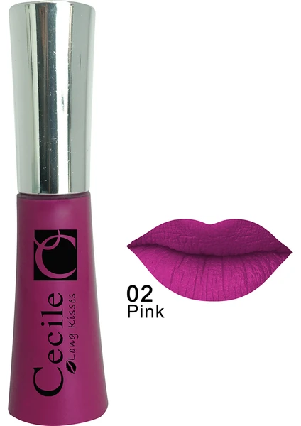 Kalıcı Mat Ruj / Long Kisses Lipgloss  02