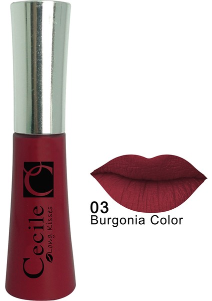 Kalıcı Mat Ruj / Long Kisses Lipgloss 03
