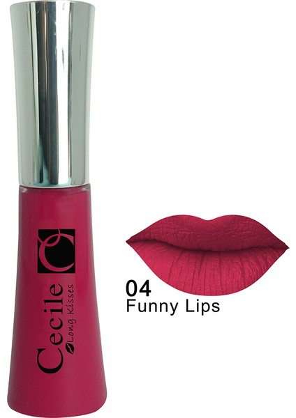 Kalıcı Mat Ruj / Long Kisses Lipgloss 04
