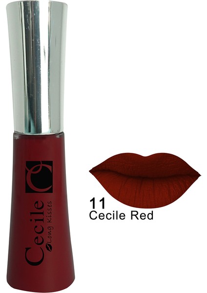 Kalıcı Mat Ruj / Long Kisses Lipgloss 11