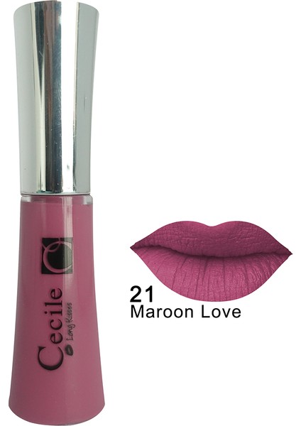 Kalıcı Mat Ruj / Long Kisses Lipgloss 21