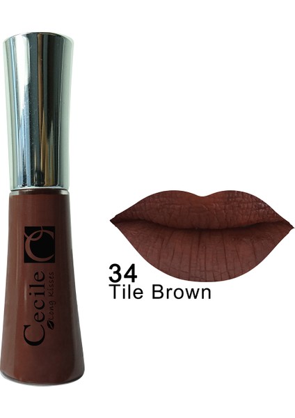 Kalıcı Mat Ruj / Long Kisses Lipgloss 34