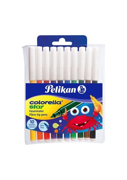 C 302 Colorella Star Keçeli Kalem 12 Renk