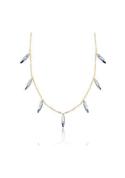 14 Ayar Altın Taşsız Klasik Kolye