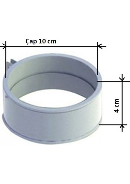 Hermetik Kombi Dış Baca Birleştirme Kelepçesi modelleri