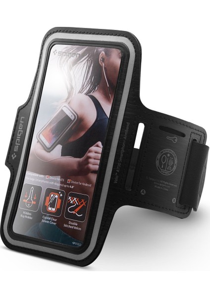 Velo Armband A700 Universal (Tüm Cihazlarla Uyumlu 3.9"x6.9") Kılıf Spor için Kol Bandı - 000EM21193