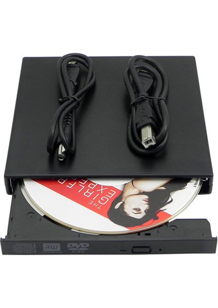 Platoon Harici Slim Dvd Rw Usb 2.0 Taşınabilir External Dvd Rw Yazıcı Ve Okuyucu