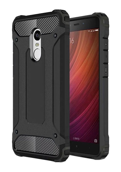 Xiaomi Redmi Note 4X Rugged Armor Kılıf Siyah