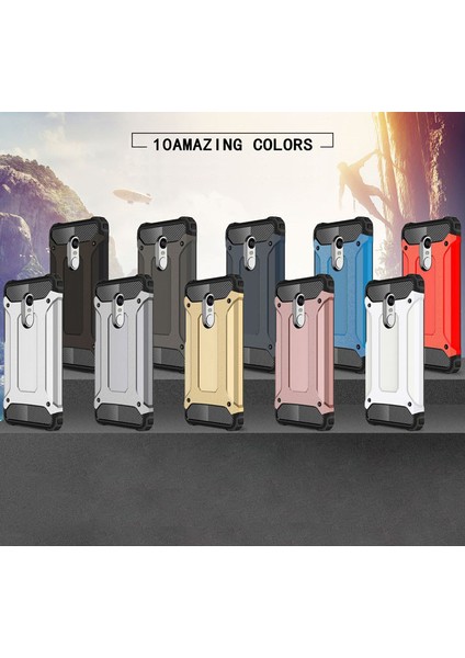 Xiaomi Redmi Note 4X Rugged Armor Kılıf Kırmızı