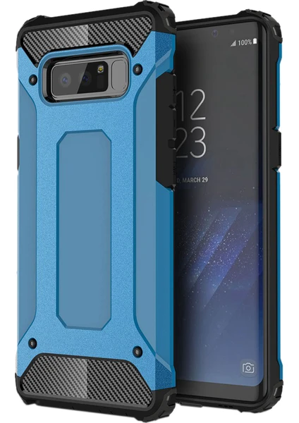 Samsung Note 8 Rugged Armor Kılıf Mavi