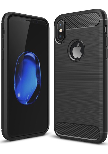 Apple iPhone X Room Silikon Kılıf Siyah