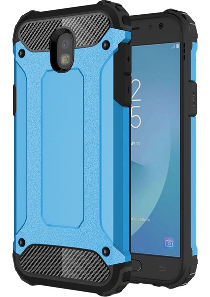 Samsung Galaxy J5 Pro Rugged Armor Kılıf Mavi