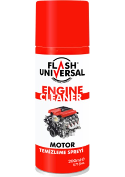 Flash Universal Susuz Motor Temizleme Spreyi 200ml