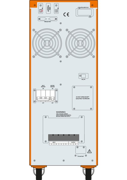 P.Pack SE 10 KVA (20x 7AH) 4-8dk (1F/1F) Online UPS MU10000N11EAV04