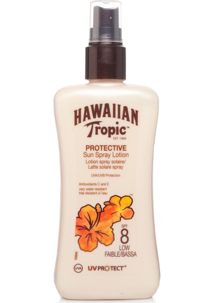 Hawaiian Tropic Lotion Spray Spf8 200Ml