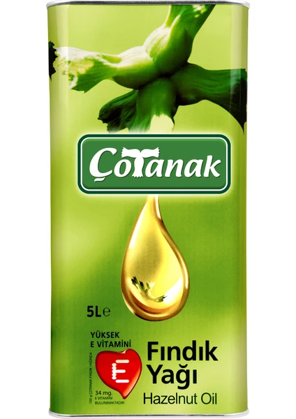 Fındık Yağı 5 Lt Teneke