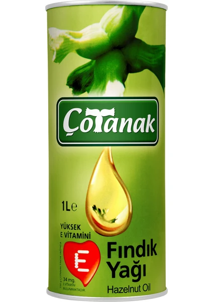 Fındık Yağı 1 Lt Teneke