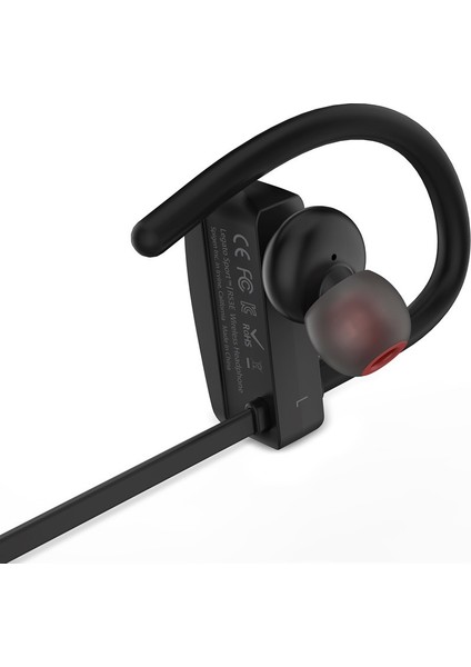 Legato R53E Kablosuz Bluetooth Suya Dayanıklı Spor Kulaklık Black - 000SD22615