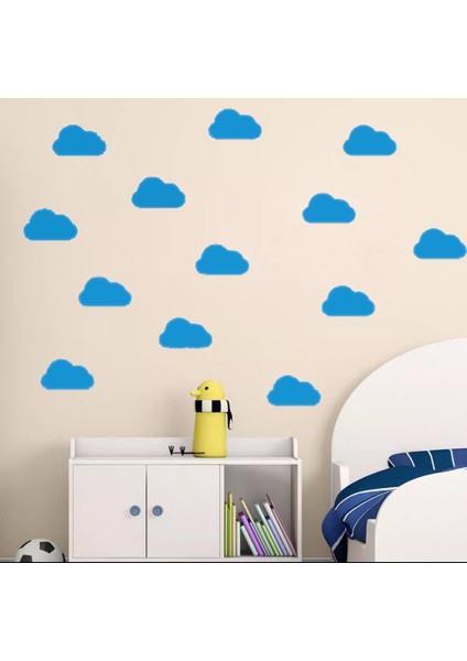 Bulut Sticker Mavi
