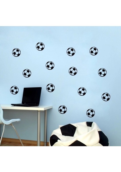 Siyah Beyaz Futbol Topu Sticker fiyatları